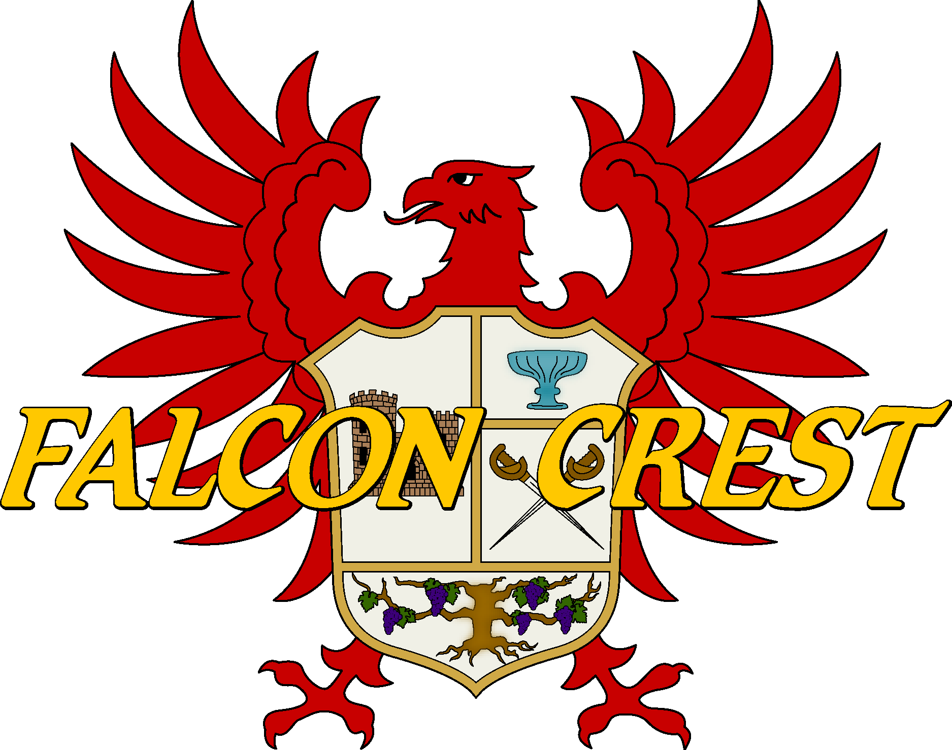 Falcon Crest Logo Vector Logo